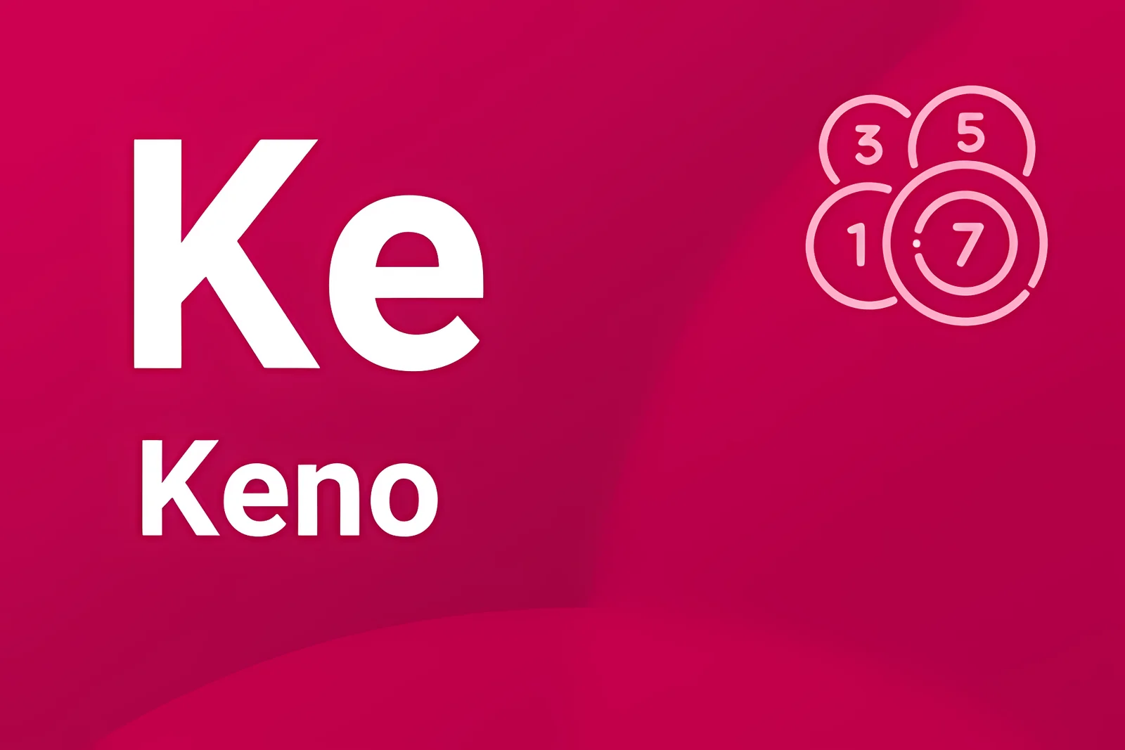 Keno cover art by Spribe